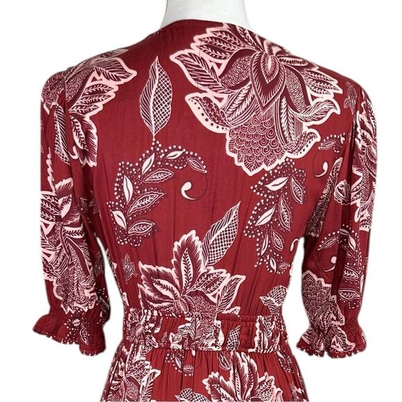 Sal Rosa Bali Maxi Dress Red Size S - Picture 5 of 12